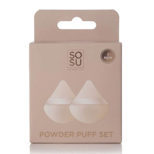 Powder Puff Set (2 Pack) by SOSU Cosmetics