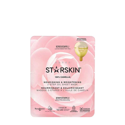 100% Camellia Nourishing & Brightening 2-Step Oil Sheet Mask by STARSKIN