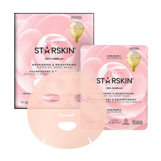 100% Camellia Nourishing & Brightening 2-Step Oil Sheet Mask by STARSKIN