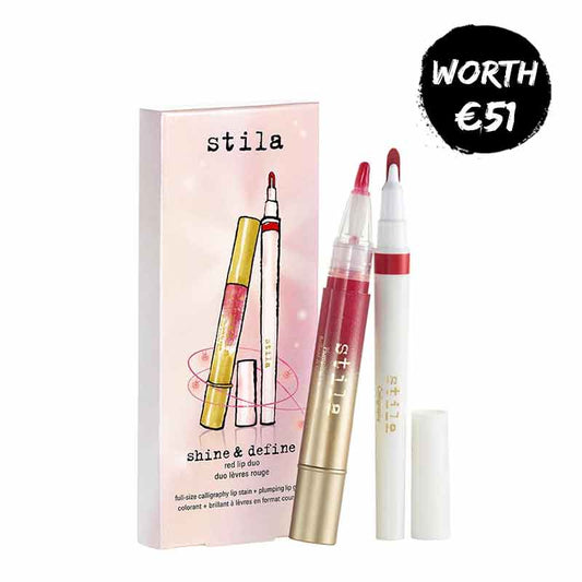 Shine & Define Red Lip Duo Gift Set