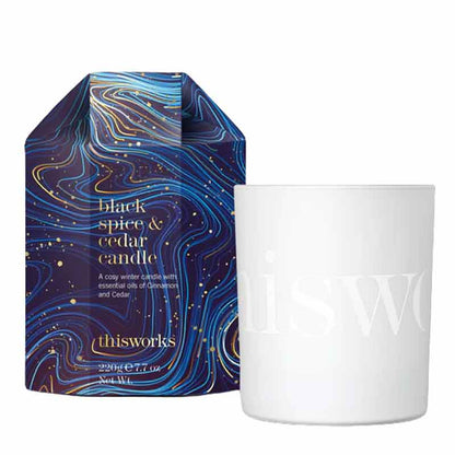 Black Spice & Cedar Candle by This Works