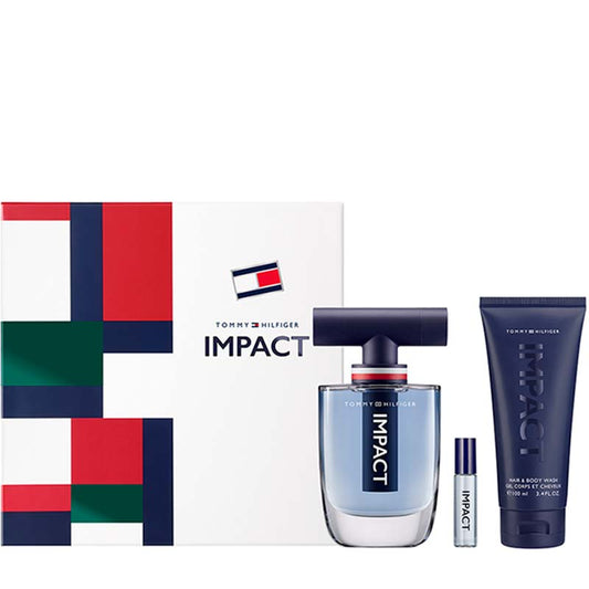 Impact Gift Set Eau De Toilette 100ml & Body Wash 100ml by Tommy Hilfiger