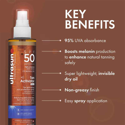 Body Tan Activator SPF50 by Ultrasun