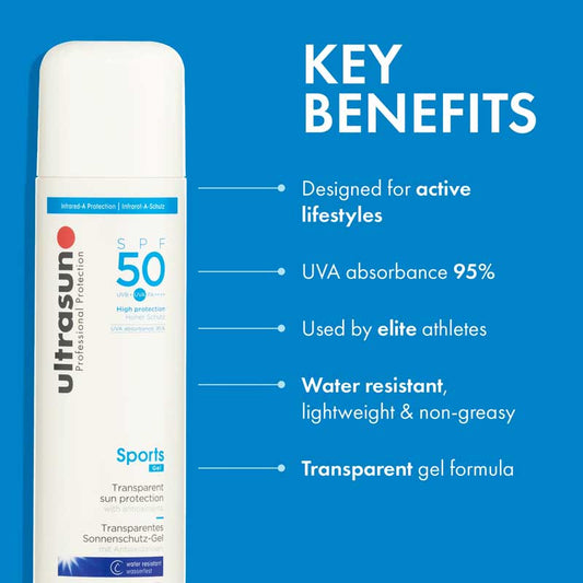 Sports Gel SPF 50+ Sunscreen by Ultrasun