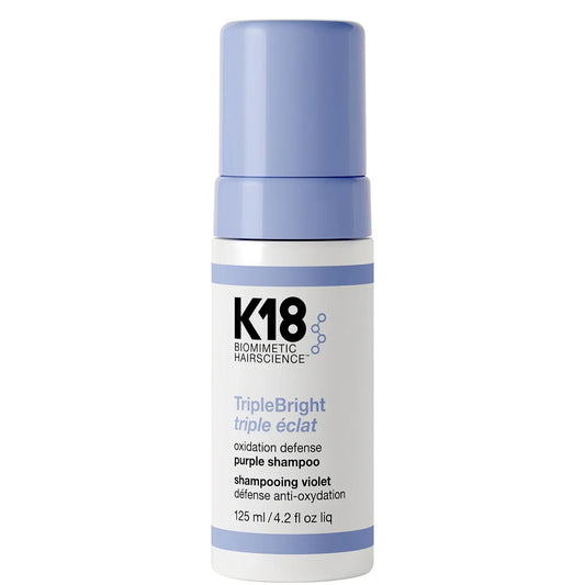 TripleBright Oxidation Defense Purple Shampoo 125ml by K18 Biomimetic Hairscience