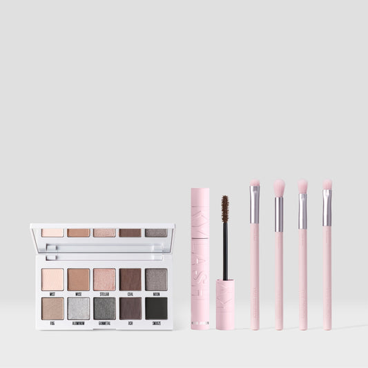 Eyeshadow Brush & The Smokey Palette & Kylash Mascara Bundle
